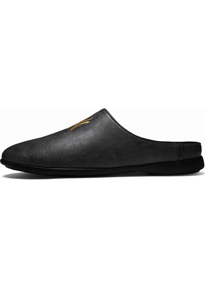 Erkek Rahat Slip-On Yarım Loafer Terlik (Yurt Dışından)