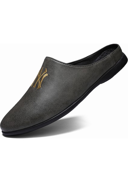 Erkek Rahat Slip-On Yarım Loafer Terlik (Yurt Dışından)