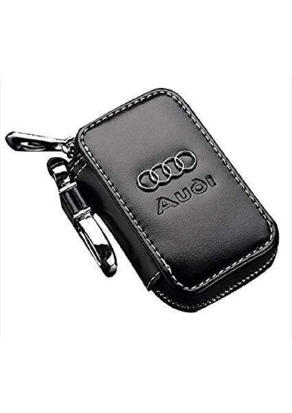 Deri Cüzdan - Audi Uyumlu Gerçek Deri Cüzdan Anahtarlık