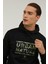M-SD4005 Urbanature Hoodı Siyah Erkek Sweatshirt 5