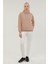 W-SN80 Basic Hoodie 2pr Pudra Kadin Sweatshirt 3