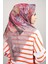Desenli Keten Flamlı Eşarp - DESEN-593 - Renk-01 1