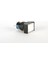 16MM Beyaz Dikdörtgen Ledli Yaylı Buton - 5 Pin 24V.DC 1no+1nc 1