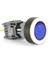 Ø16 mm - Ø22 mm Mavi Yuvarlak Ledli Yaylı Buton 24VAC/DC 1no+1nc 2