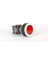Ø16 mm - Ø22 mm Kırmızı Yuvarlak Ledli Yaylı Buton 24VAC/DC 1no+1nc 1