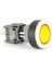 Ø16 mm - Ø22 mm Sarı Yuvarlak Ledli Yaylı Buton 24VAC/DC 1no+1nc 1