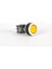 Ø16 mm - Ø22 mm Sarı Yuvarlak Ledli Kalıcı Buton 24VAC/DC 1no+1nc 1
