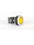 Ø16 mm - Ø22 mm Sarı Kare Ledli Yaylı Buton 24VAC/DC 1no+1nc 2