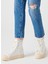 Normal Bel Ankle Paça Havuç Koyu Indigo Kadın Denim Pantolon DTK360 Koyu Indigo 2