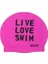 Love Live Swim Baskılı Silikon Bone (Pembe) 1