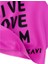 Love Live Swim Baskılı Silikon Bone (Pembe) 2