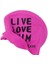 Love Live Swim Baskılı Silikon Bone (Pembe) 4