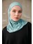 Monogram Desenli Bone Sport Pro Hijab - Yeşil 2