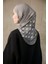 Geometrik Desenli Bone Sport Pro Hijab - Vizon 1