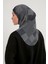 Desenli Bone Sport Pro Hijab - Lacivert 3