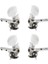 4x Gitar String Tuning Peg Yuvarlak Makine Kafası Ukulele Yedek Parçaları (Yurt Dışından) 2