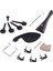 Ebony Wood 4/4 Keman Aksesuarları Chinrest + +Tuner +Kuyruk Yayını +Peg (Yurt Dışından) 1