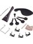 Ebony Wood 4/4 Keman Aksesuarları Chinrest + +Tuner +Kuyruk Yayını +Peg (Yurt Dışından) 2