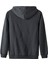 Erkek Füme Önü Smiley Baskılı Kapüşonlu Sweatshirt 22K-5200322-4 2