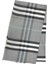 Burberry Ekose Desen Gri Beyaz Kareli Şal 70X250 cm Exaggerated Check 1