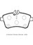 Mercedes B Class- W245- 05/09 Ön Fren Balatası (KABLOSUZ)(DISK)(131.8X70X18.5)(BRAMAX) A1694200120 4