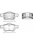 Nıssan Prımera- P12- 03/08 Arka Fren Balatası (Disk) (123X48X15,6)(BRAMAX) 4387371 3