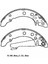 Volkswagen Jetta- 2- 85/89 Arka Fren Pabucu (90X31)(BRAMAX) 171698525AX 4