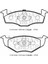 Seat Ibıza- 93/96 Ön Fren Balatası (Disk) (141,6X50X18,80/141,6X47,4X18,80) (Bramax) 1JH0698151B 3