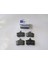 Audı A6- 95/97 Arka Fren Balatası 1,8/1,9/2,0/2,5 (Kablosuz)(Disk) (86,8X66,6X16,5) (Bramax) 4D0615405M 1
