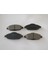 Peugeot 3008- 09/16 Ön Fren Balatası (Kablosuz)(Disk) (151X61,6X17) (Bramax) 4253.93 2