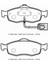 Ford Mondeo- 93/00 Ön Fren Balatası (2 Kablolu) (Disk) (155X58,7X18/15 6.4X58.7X18) (Bramax) 1022079 4