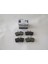 Ford Focus- Sd/hb- 98/05 Arka Fren Balatası 1,4/1,6/1,8/2,0 (Disk) (87,2X42,5X13) (Bramax) 98AB-2M008-BA 1