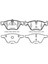 Bmw X1- E84- 09/15 Ön Fren Balatası (KABLOSUZ)DISK(155.2X63.50X19,50/154.7X63.50X19,50)(BRAMAX) 34116769100 4