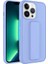 Apple iPhone 13 Pro Kılıf Qstand Darbe Emici Silikon Kapak Lila 1
