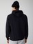 Slogan Baskılı Kapüşonlu Siyah Sweatshirt 4