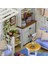 Mobilya ile Ahşap Dollhouse Dıy Kiti - Yavru Diary Çocuklar Doğum Günü Hediyesi (Yurt Dışından) 4