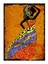 Afrikalı Kadın Art Mdf Tablo 50CMX 70CM 1