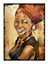 Afrikalı Kadın Hediyelik Ahşap Tablo 50CMX 70CM 1