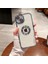Iphone 14 Uyumlu Kılıf Kamera Lens Üstü Kapalı Tam Koruma Orta Logo Gösterir Halkalı Şeffaf 1