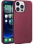 Apple iPhone 14 Pro Kılıf Lopard Premier Esnek Mat Silikon Kapak Mürdüm 1