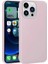 Apple iPhone 14 Pro Max Kılıf Lopard Premier Esnek Mat Silikon Kapak Rose Gold 1
