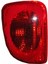 Renault Kangoo- 14/21 Arka Tampon Reflektörü Sol Kırmızı/sisli (Pleksan) 8200419906 1