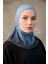 Nokta Desenli Bone Sport Pro Hijab - Mavi 3