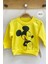 Mojo Unisex Mickey Baskılı Mevsimlik Eşofman Takım 656 Sarı 3