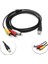 Tv Hdtv 1080P Için USB Erkek To 3 Video Kablo Kablosu Adaptörü (Yurt Dışından) 4