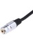 Altın Kaplama 3,5mm 1/8 Inç Dişi Trs Stereo Fişi 2 Fono Dişi Ses Y (Yurt Dışından) 4