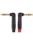 2 Adet 90 Derece 6.5mm Jack Fiş Dıy Stereo Kulaklık Kulaklığı Için 3 Pole (Yurt Dışından) 2