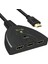 3 Bağlantı Noktası 3in1 Otomatik Anahtar Anahtarlayıcı Ayırıcı Adaptör x 2k (Yurt Dışından) 3