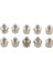 10PIECES 75OHM Konektör Kapağı Kapak Koaksiyel Ayırıcı Kablo Adaptörü (Yurt Dışından) 1