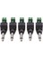 5x 6.35MM 1/4 "mono Fişine Kadın Vidalı Terminal Ses Dönüştürücü Adaptör (Yurt Dışından) 2